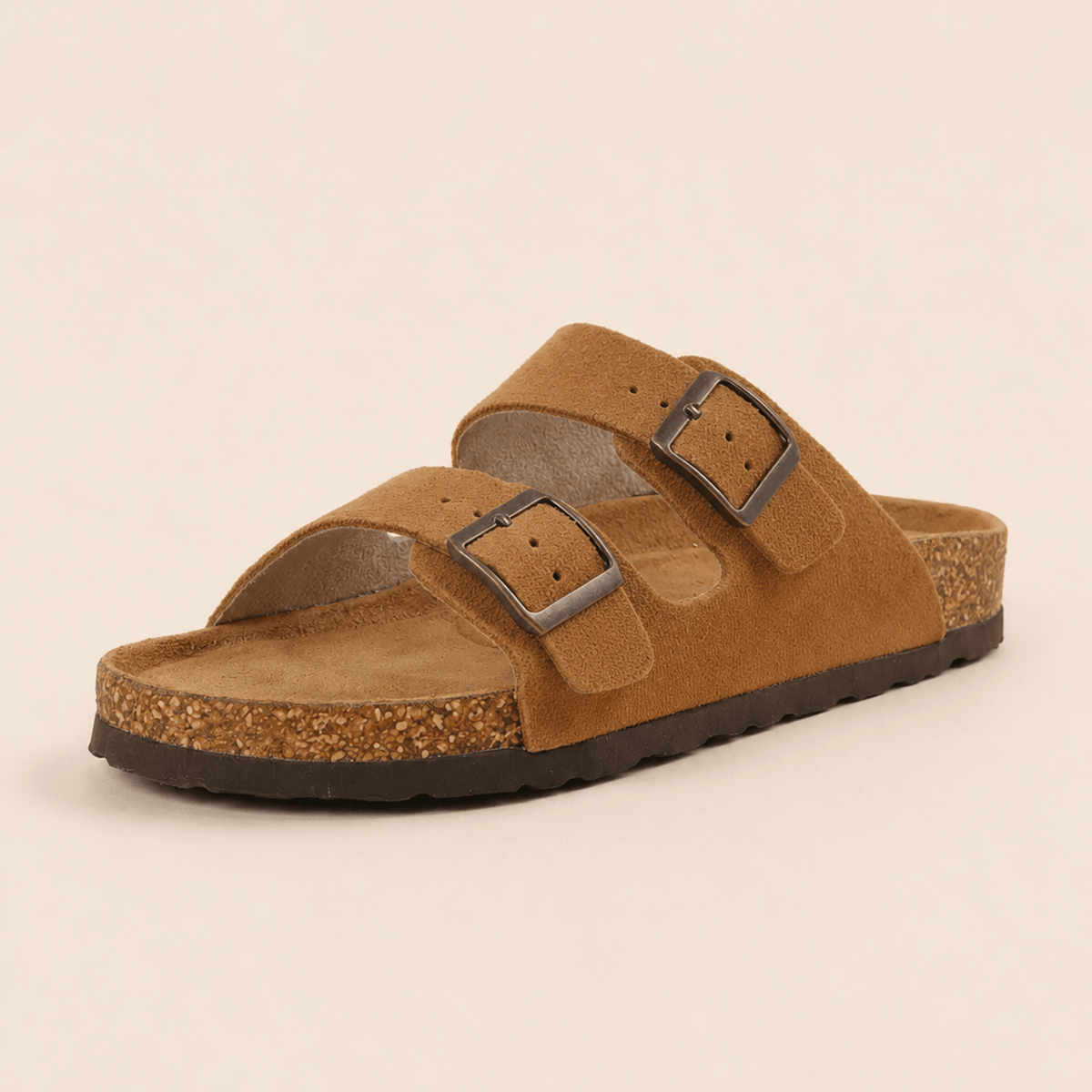 Premium Genuine Suede Sandals by Qomfrt